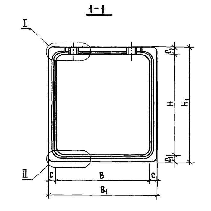 Объёмный элемент БО 30х30-5