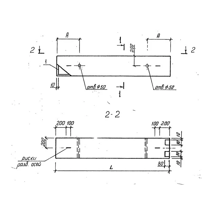 Колонна железобетонная 1КВД 42-00-3-28-00