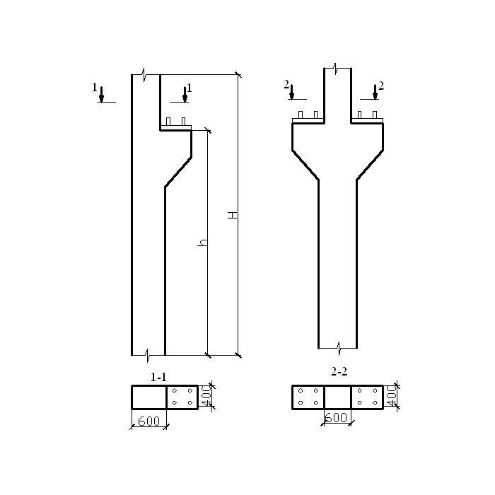 Колонна железобетонная 8к 132-40